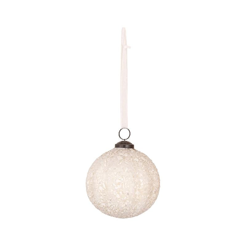 PALLINA NATALIZIA BIANCO MEDIUM
