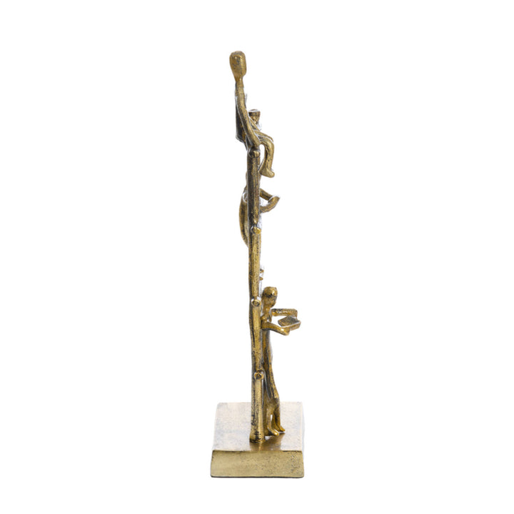 SCULTURA DECORATIVA BRONZO ANTICO