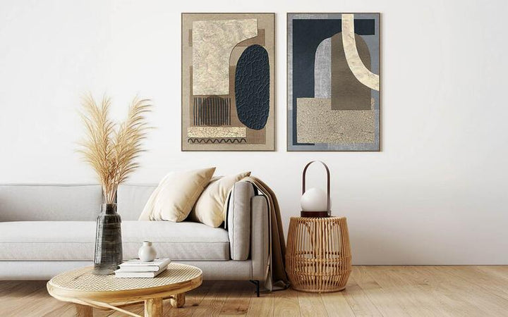 QUADRO ASTRATTO TONI DEL BLU