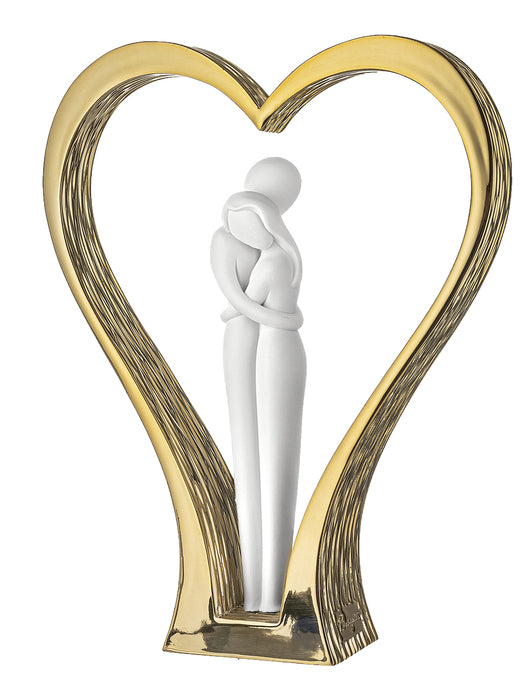 Scultura coppia oro