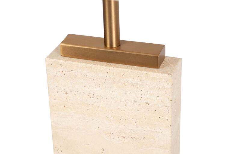 LAMPADA DA TERRA TRAVERTINO