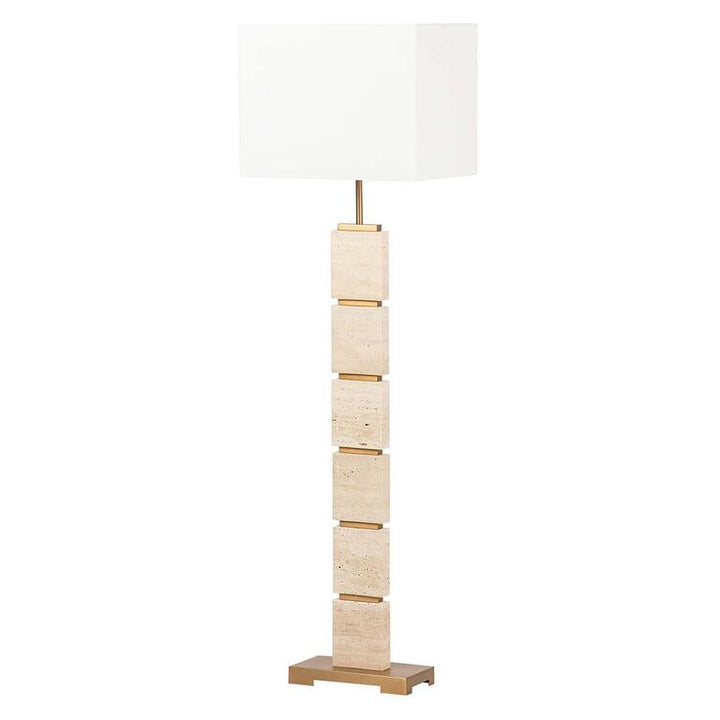 LAMPADA DA TERRA TRAVERTINO