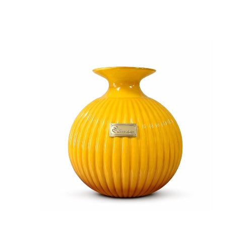 VASO MEDIO GIALLO E MARRONE