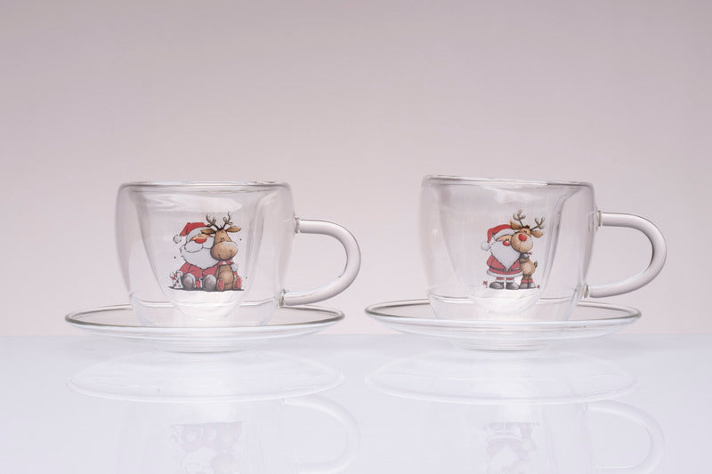 SET 2 TAZZINE CUORE
