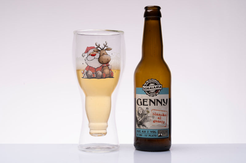 BICCHIERE NATALIZIO+ BIRRA
