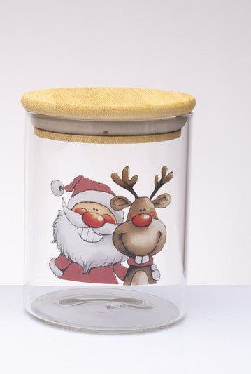BARATTOLO BUSTO BABBO NATALE E RENNA