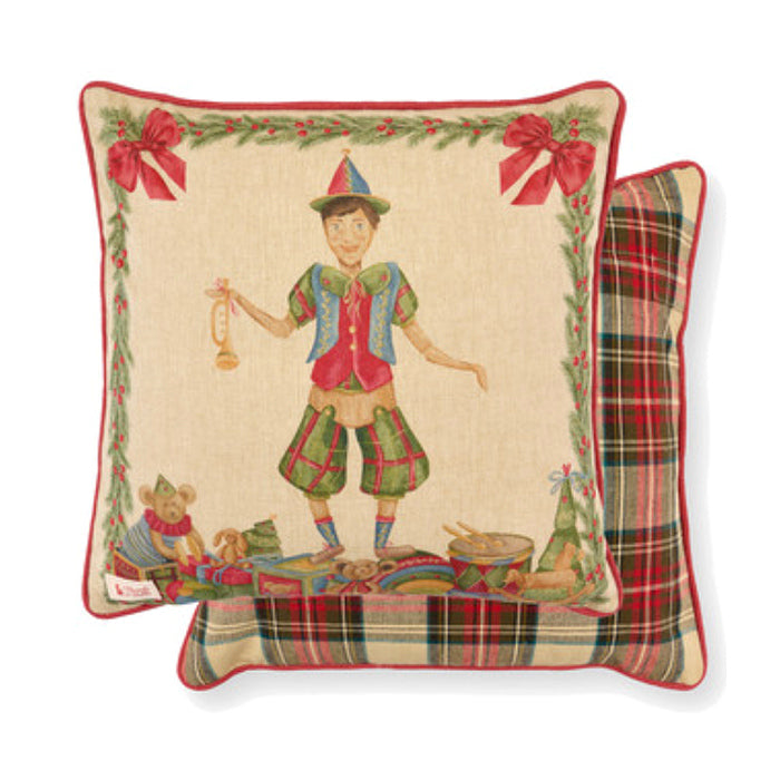 CUSCINO VINTAGE TOYS IN COTONE (40X40) PINOCCHIO
