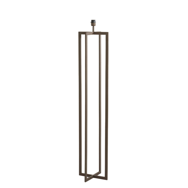 LAMPADA DA TERRA MARRONE