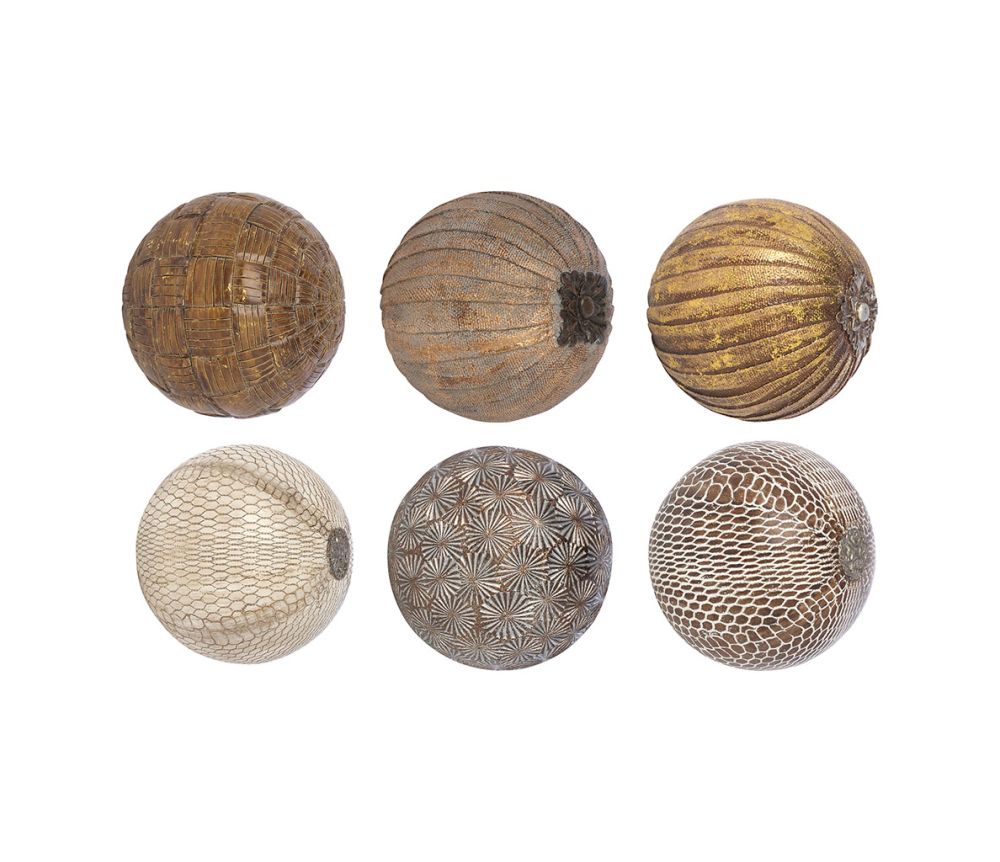 SFERE DECORATIVE BRONZATE
