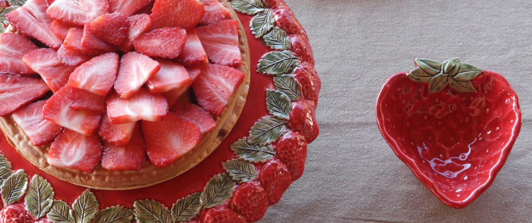 ALZATA CON PIEDE FRAGOLA