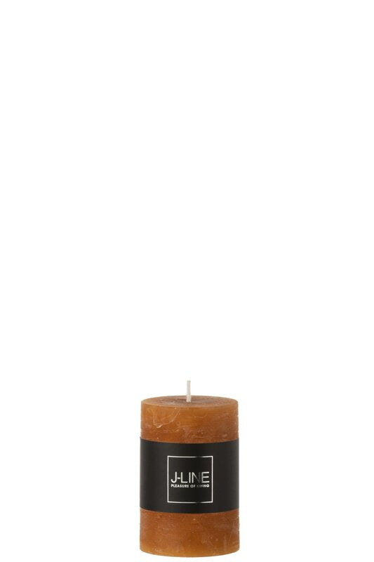 CANDELA CILINDRICA CARAMELLO S-18O