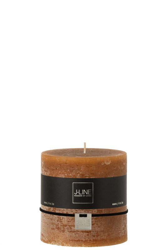 CANDELA CILINDRICA CARAMELLO 64ore