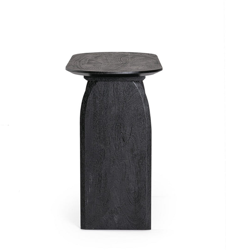 TAVOLINO MONTERREY IN LEGNO DI MANGO NERO (60a - 45b - 56h)