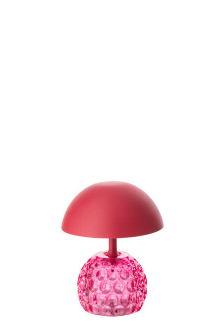 Lampada champignon rosa