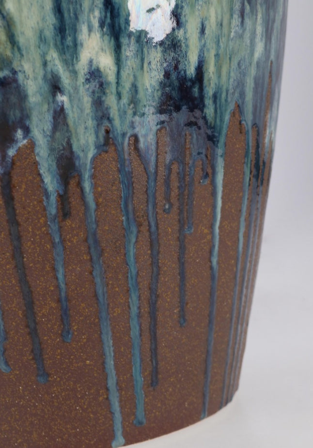 PORTAVASO BOMBATO AZZURO-BLU SMALL