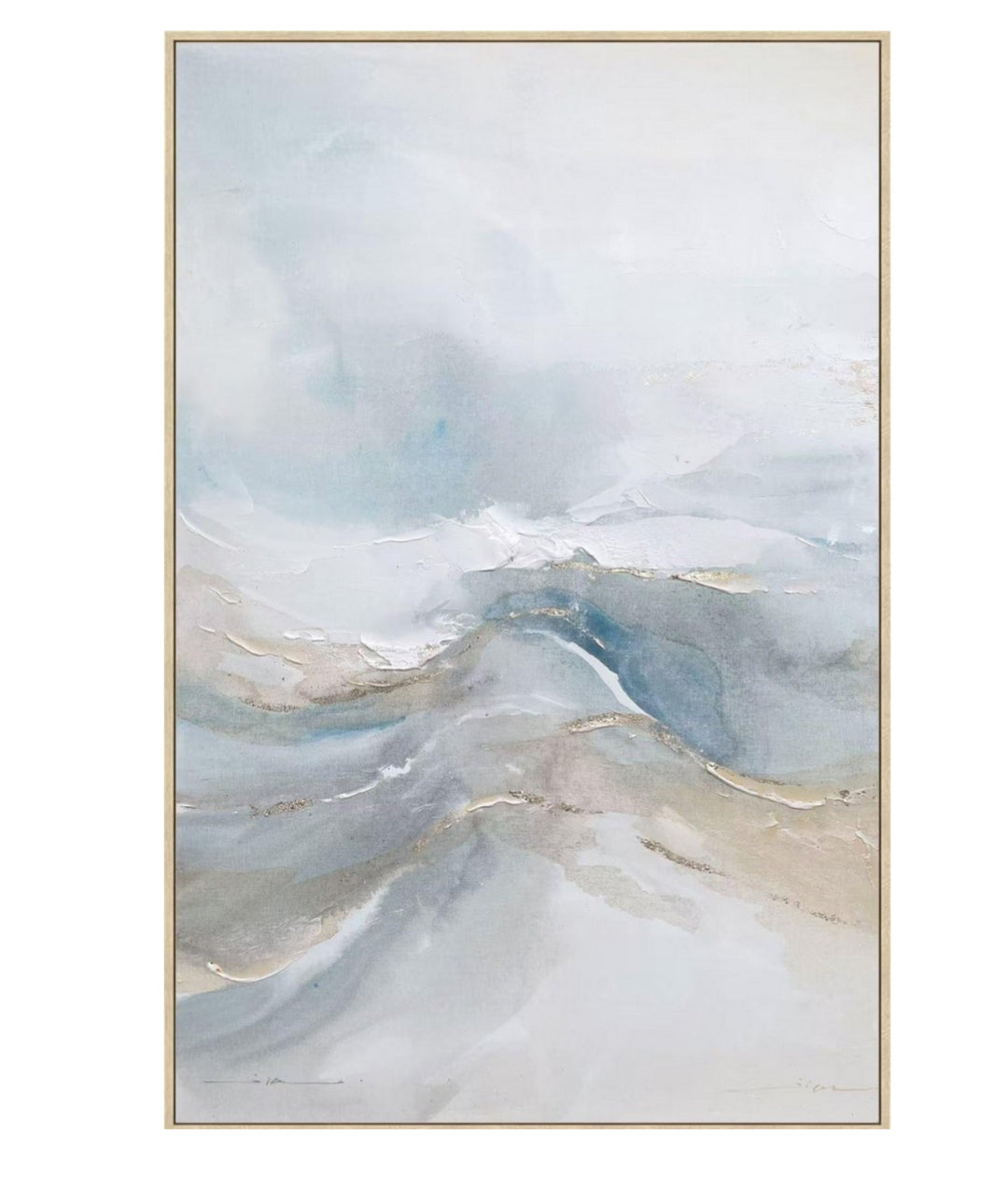 QUADRO ASTRATTO TONI DEL BLU