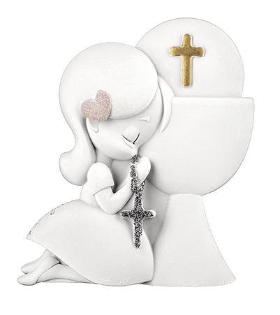 SCULTURA BAMBINA CON CALICE