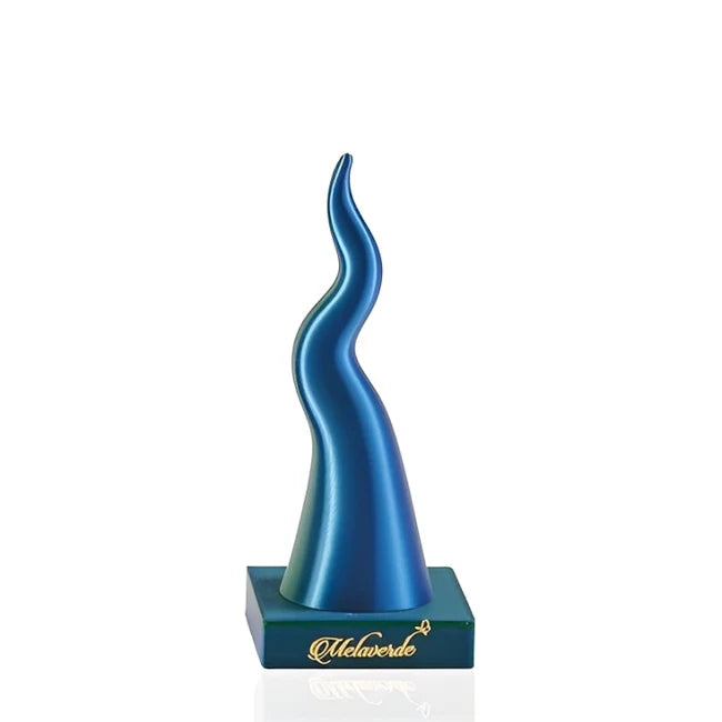 CORNO CANGIANTE CON BASE SMERALDO PICCOLO