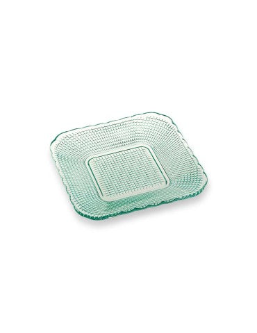 SVUOTATASCHE QUADRATO IN VETRO VERDE