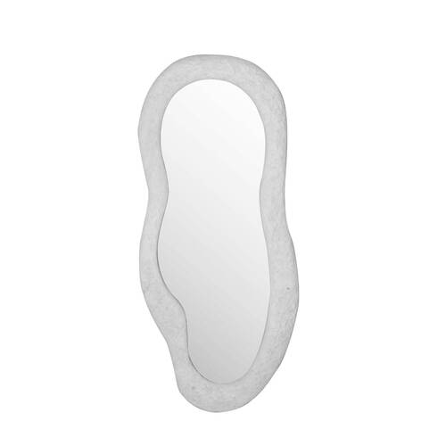 SPECCHIO ONDULATO BIANCO