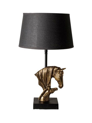 LAMPADA DA TAVOLO CON CAVALLO