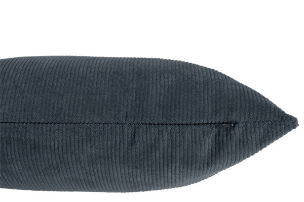 CUSCINO IN VELLUTO A COSTE BLU