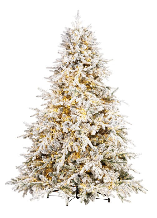 ALBERO DI NATALE INNEVATO LARGE h.210
