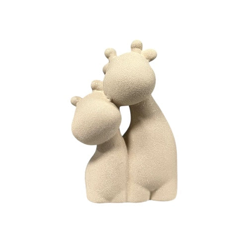 COPPIA GIRAFFE TORTORA