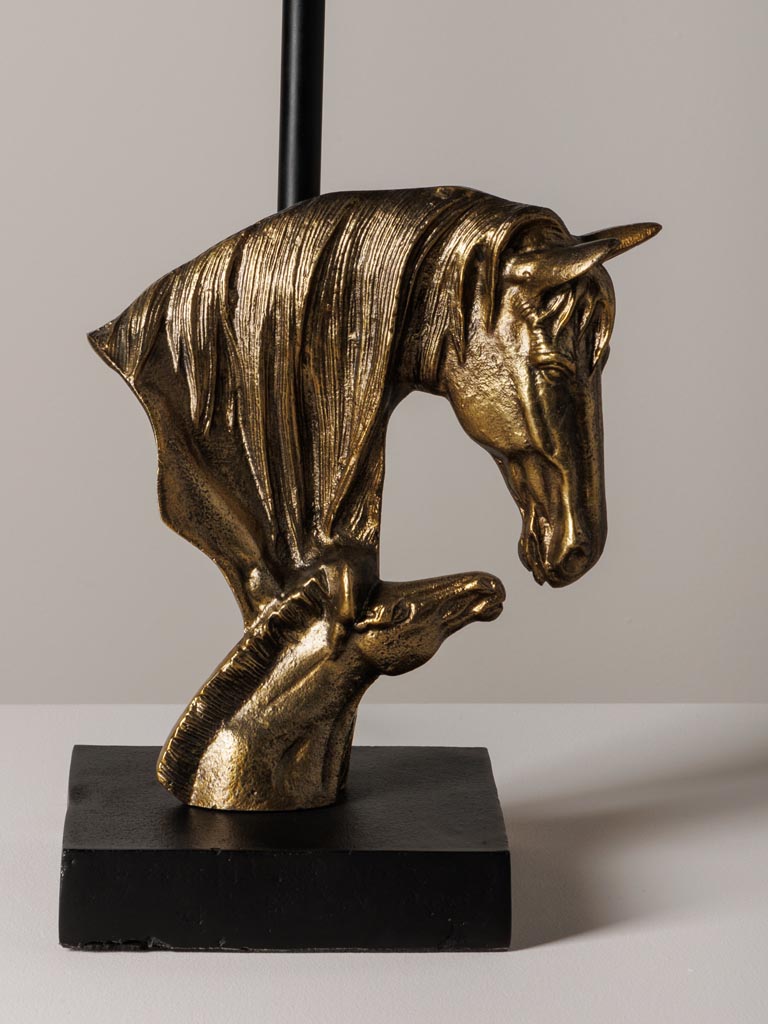 LAMPADA DA TAVOLO CON CAVALLO