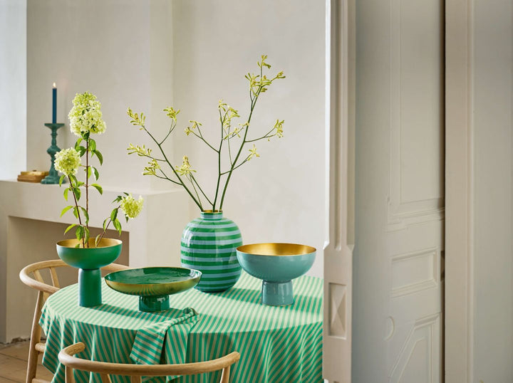 VASO A STRISCE VERDE