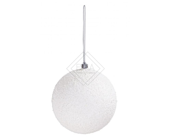 SFERA FROZEN BIANCO D12 cm