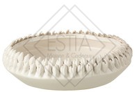 Piatto Ibiza Ceramica Bianco Large 35X35X9