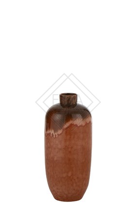 Vaso Aline Ceramica Rosso Small (23X23X50CM)