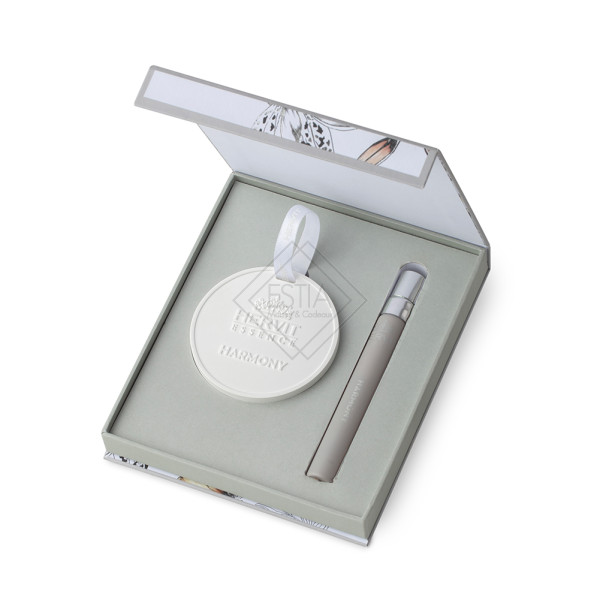 SET PROFUMAMBIENTE ARMADIO BLOOMS HARMONY 10ML CON MEDAGLIONE GESSO SCATOLA REGALO