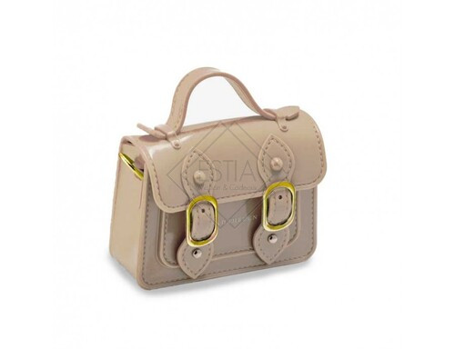BORSA LUCIDA CON CATENA ROSA-SKY FASHION BAGS (12,5x4x9cm)