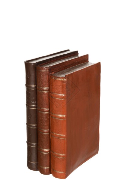 Libri Resina Marrone Large (19.5x12.5x27.5cm)