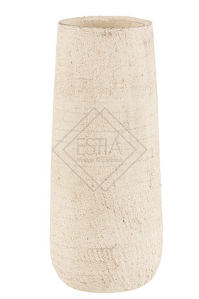 Vaso Irreg Terracotta Grigio/Beige 15x35