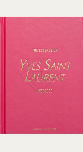 LIBRO-THE ESSENCE OF YVES SAINT LAURENT (14.5 x 1.5 x 21.5cm)