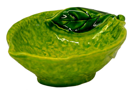 MINI COPPETTA LIMONE IN CERAMICA LIME (16x12cm)