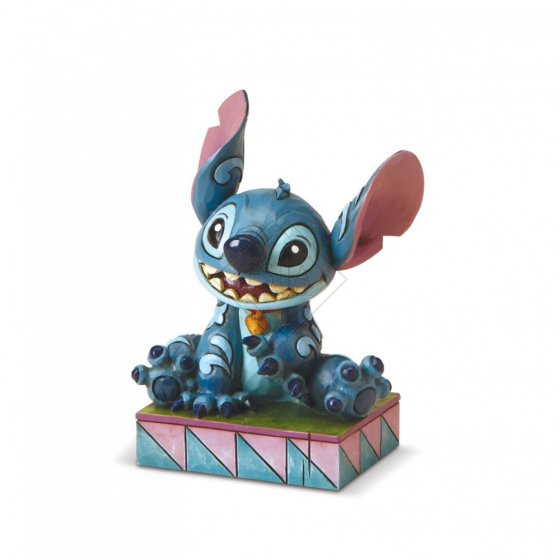 STITCH &#039,OHANA SIGNIFICA FAMIGLIA&#039, SCULTURA IN RESINA (5,5x4,5x9,5cm)