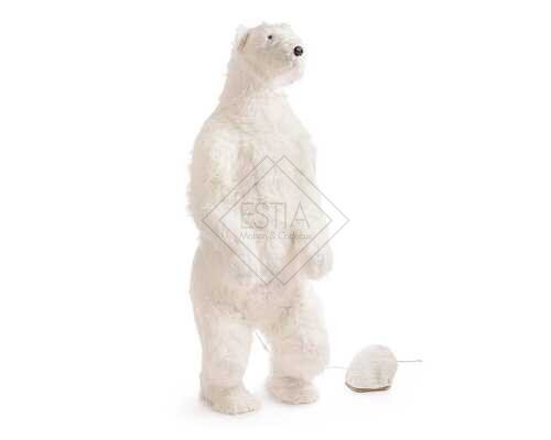 ORSO POLARE BARROW, GIRA LA TESTA E CANTA LE CANZONI DI NATALE CON APPOSITO DISPOSITIVO DRIVER-EFFETTO PELUCHE