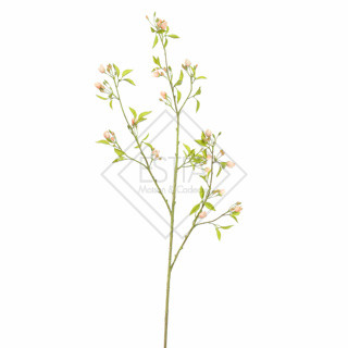 RAMO CON FIORI DI PESCO IN SETA PESCA (h.105cm)
