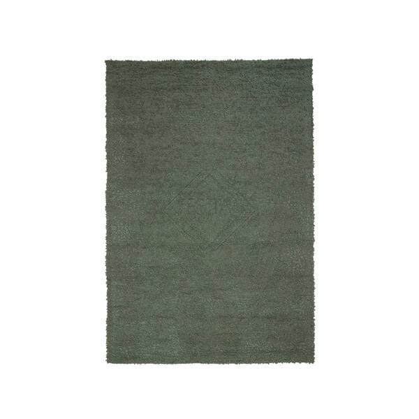 TAPPETO IN TESSUTO BOUCLE' VERDE RETTANGOLARE (230x160 cm)