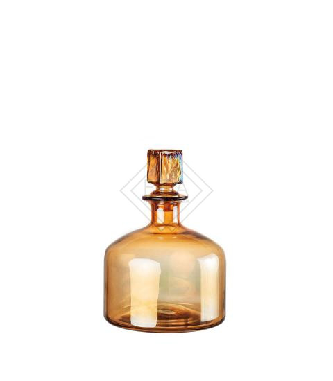 VASO BOTTIGLIA BASSO IN VETRO  (Ã˜23x32.5h)