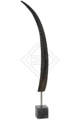 Corno  Piede Strie  Nero/Marrone/Grigio Large 19x14x73