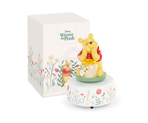 CARILLON WINNIE THE POOH CON SCATOLA H.13CM