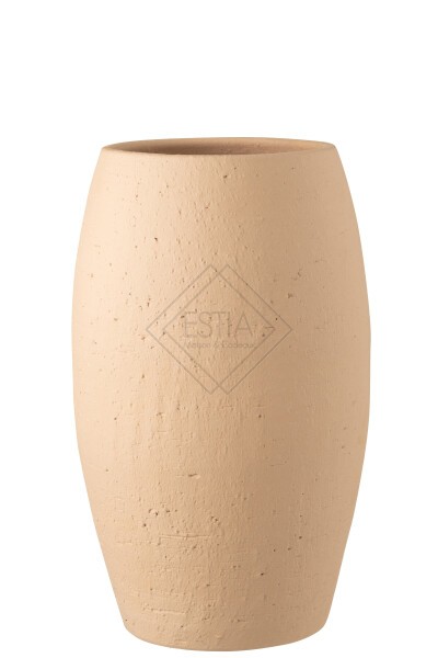 Vaso Enya Ceramica Beige Small (28X28X50CM)