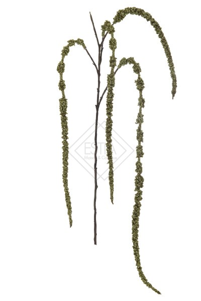 Ramo Amaranthus Plastica Verde Scuro (h.107cm)