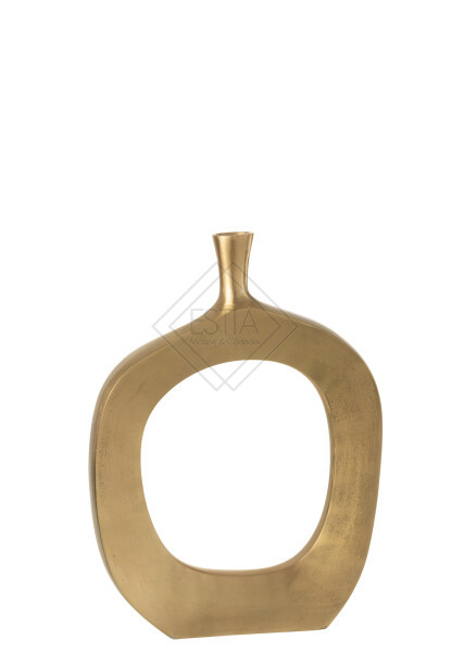 VASO NINA IN METALLO ORO small (40x10x54.5cm)