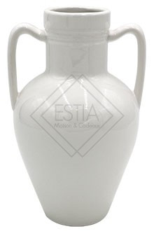 VASO BIANCO H.20CM IN CERAMICA